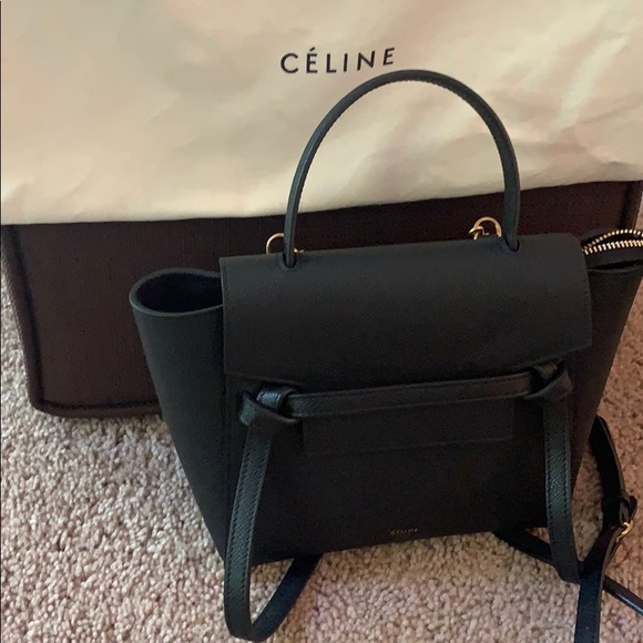 bag: Celine Nano Belt Bag Size